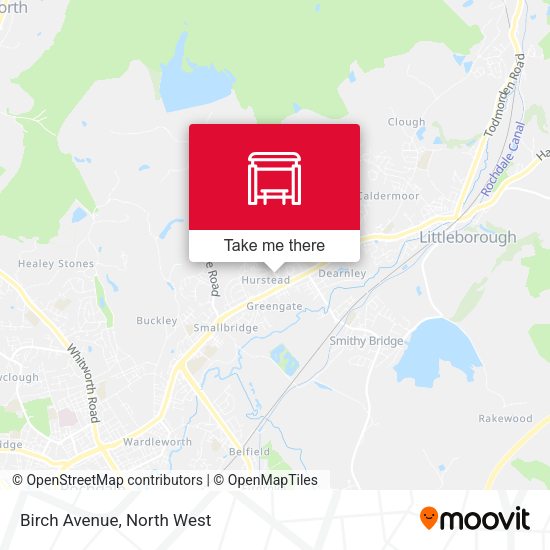 Birch Avenue map