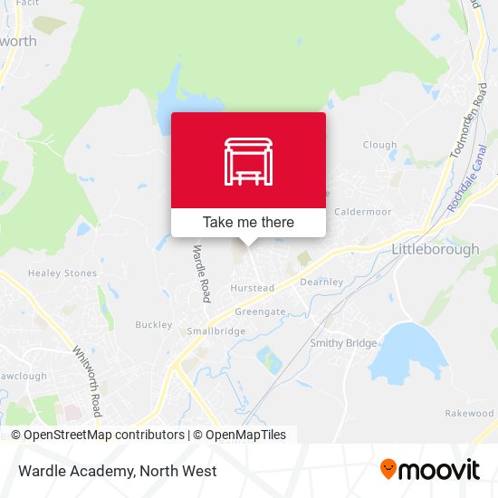 Wardle Academy map