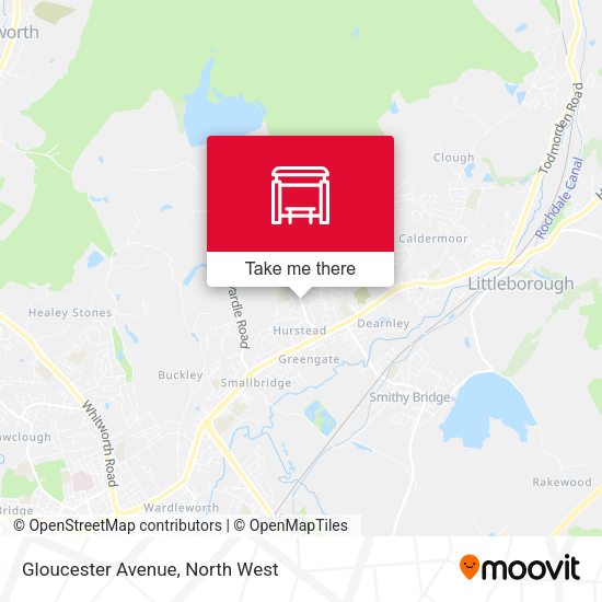 Gloucester Avenue map