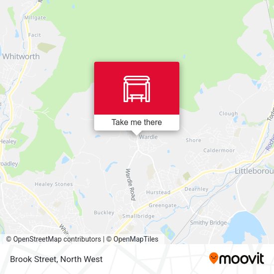 Brook Street map