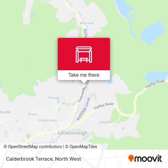 Calderbrook Terrace map