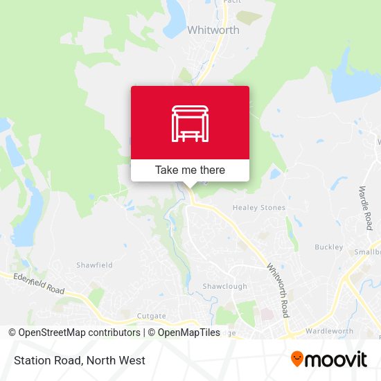 Station Road map