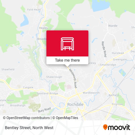 Bentley Street map