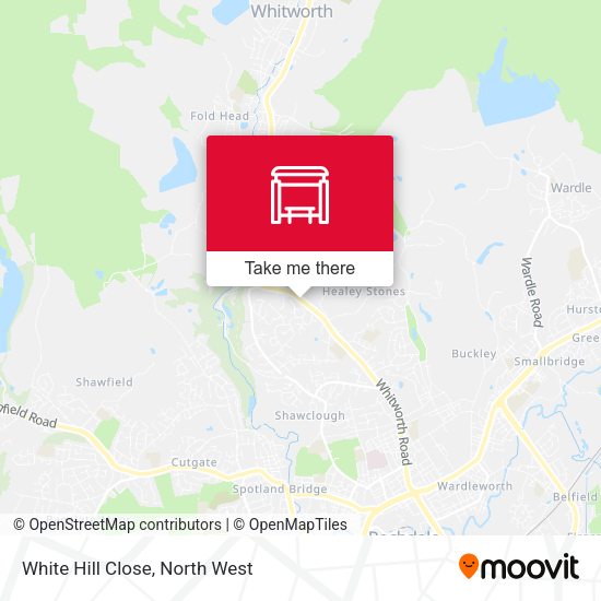 White Hill Close map