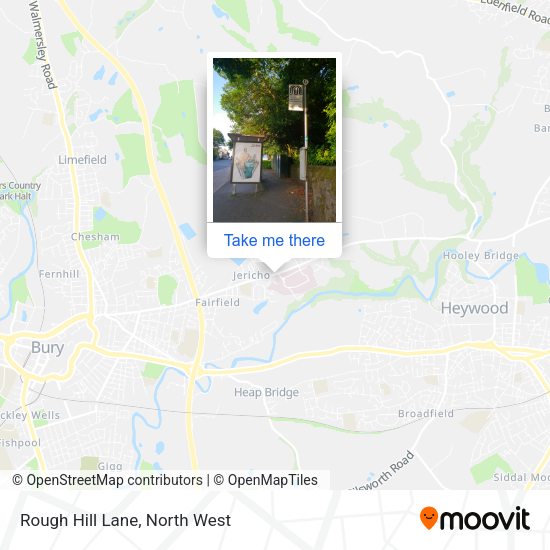 Rough Hill Lane map