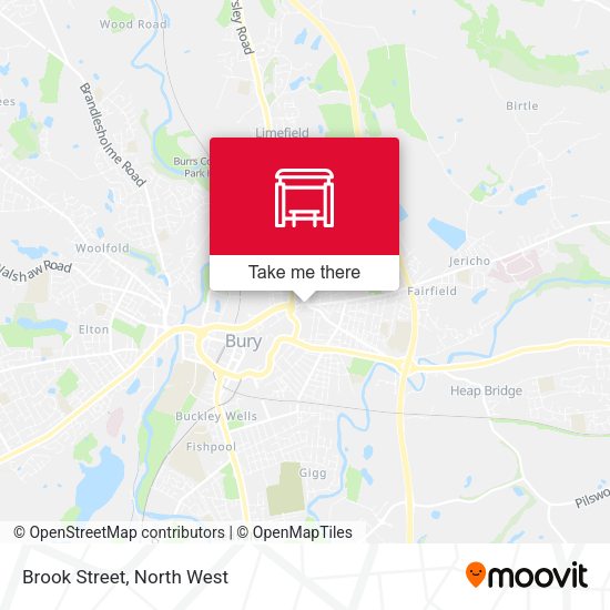 Brook Street map