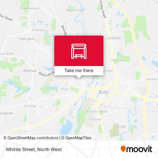 Whittle Street map