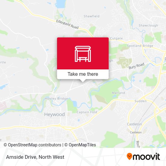 Arnside Drive map