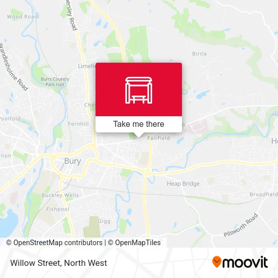 Willow Street map