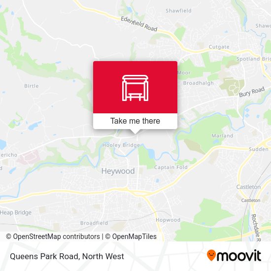Queens Park Road map