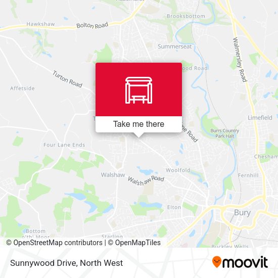 Sunnywood Drive map