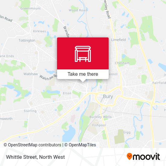 Whittle Street map