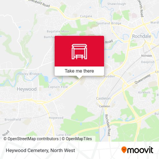 Heywood Cemetery map