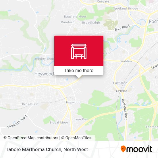 Tabore Marthoma Church map