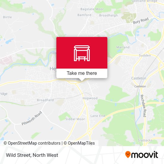 Wild Street map