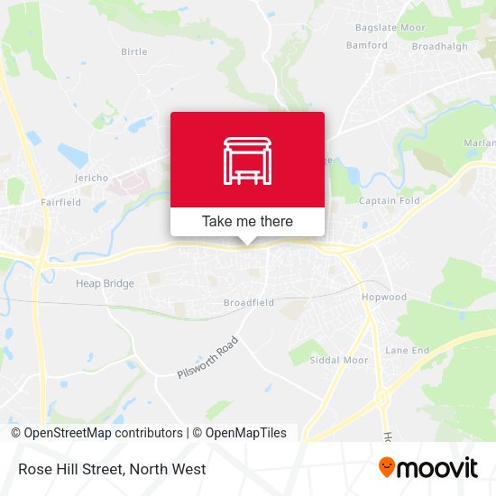 Rose Hill Street map