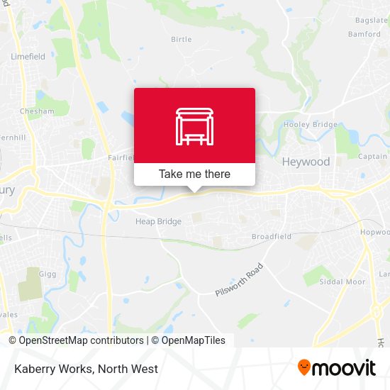 Kaberry Works map