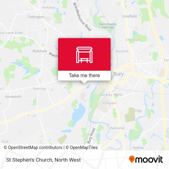 St Stephen's Church map