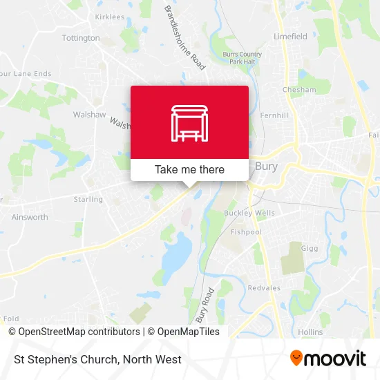 St Stephen's Church map