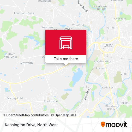 Kensington Drive map