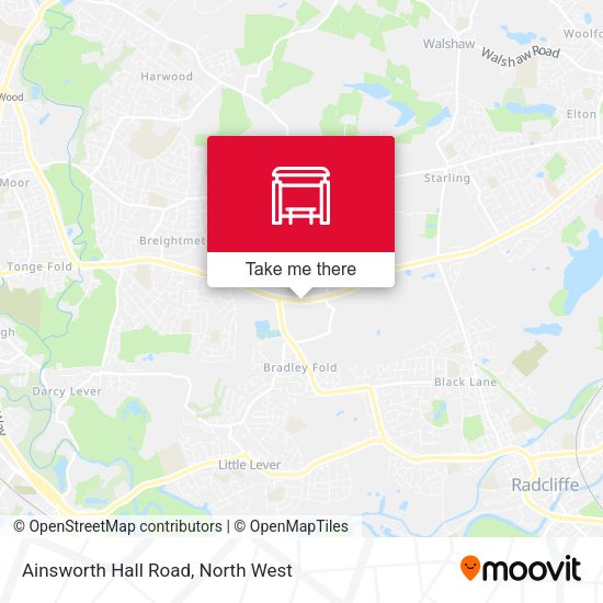 Ainsworth Hall Road map