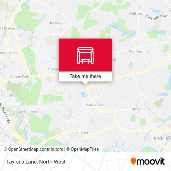 Taylor's Lane map