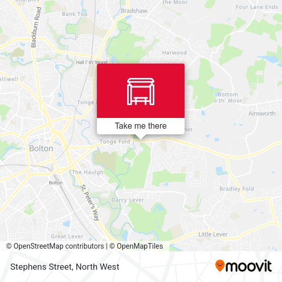 Stephens Street map