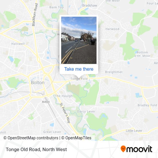 Tonge Old Road map