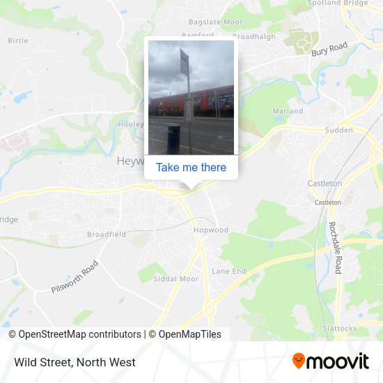 Wild Street map