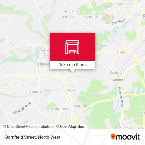 Barnfield Street map