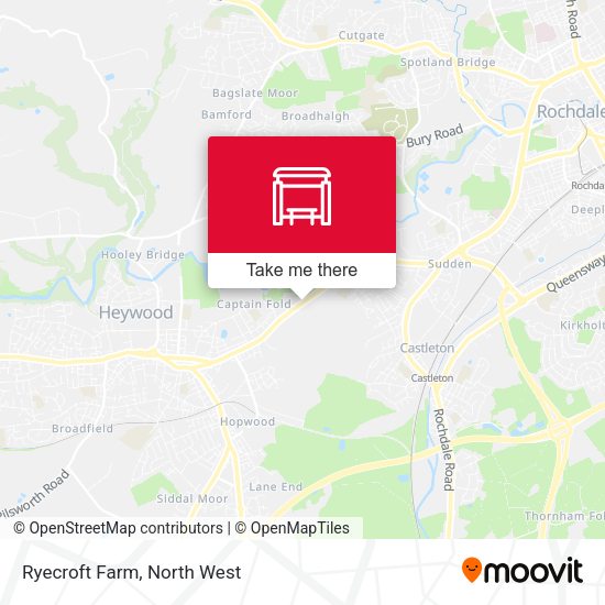 Ryecroft Farm map