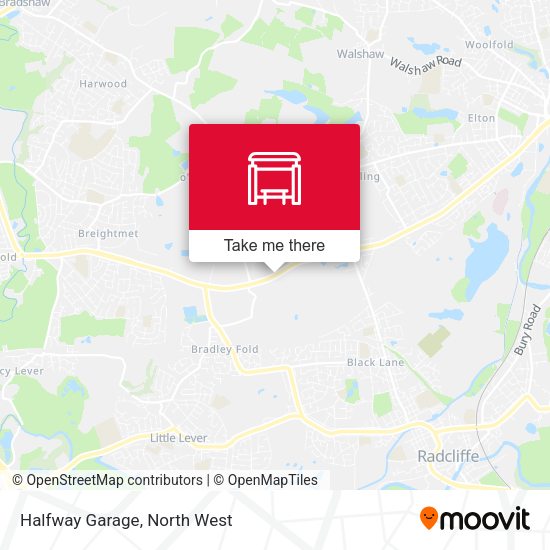 Halfway Garage map