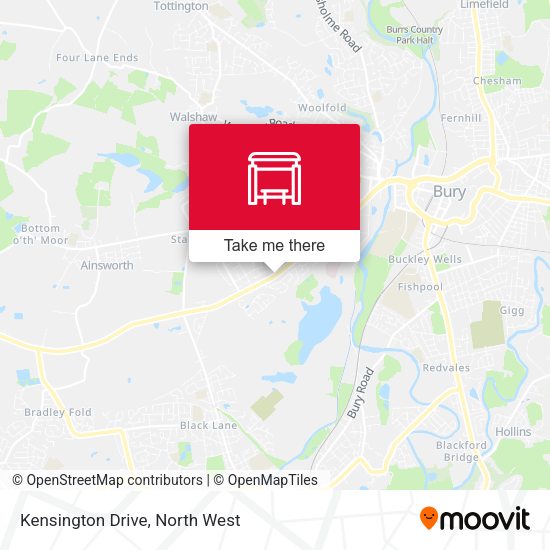 Kensington Drive map