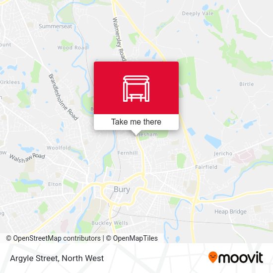 Argyle Street map