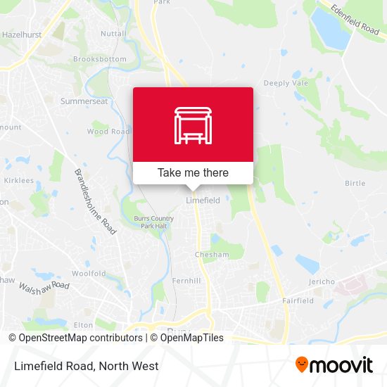 Limefield Road map