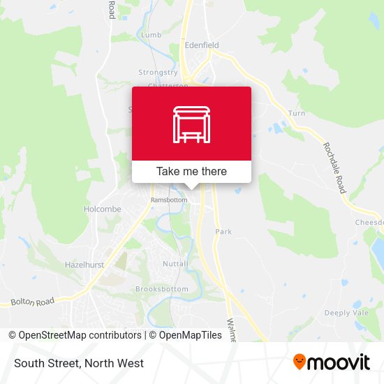South Street map