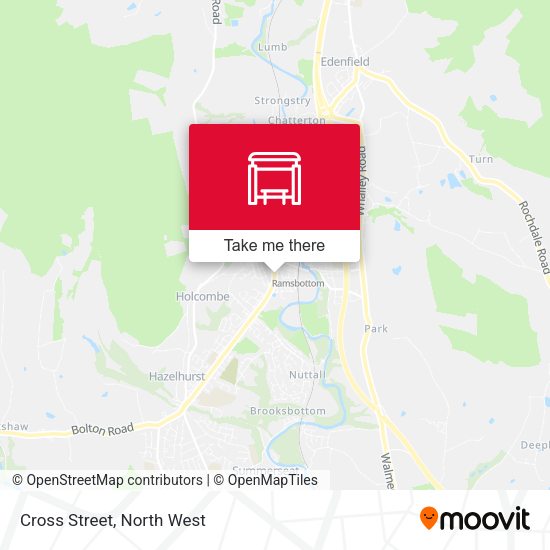 Cross Street map