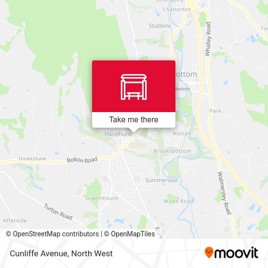 Cunliffe Avenue map