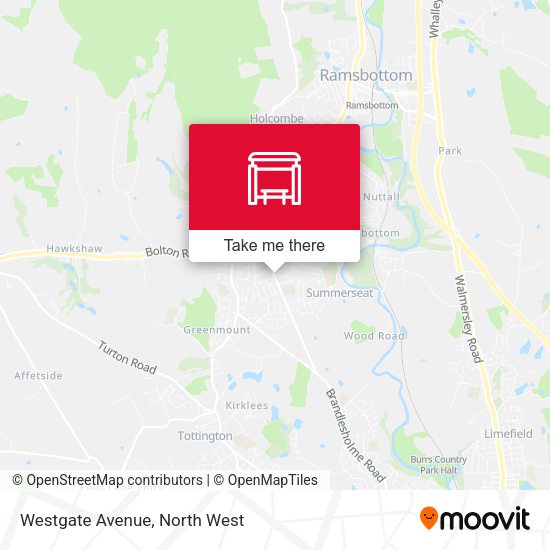 Westgate Avenue map