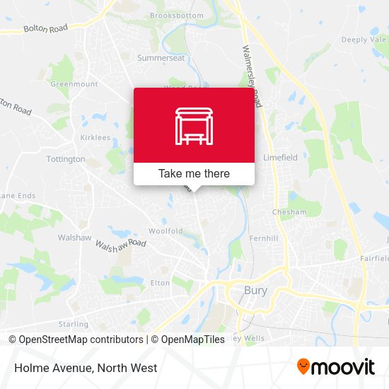 Holme Avenue map