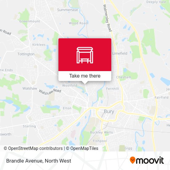 Brandle Avenue map