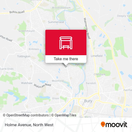 Holme Avenue map