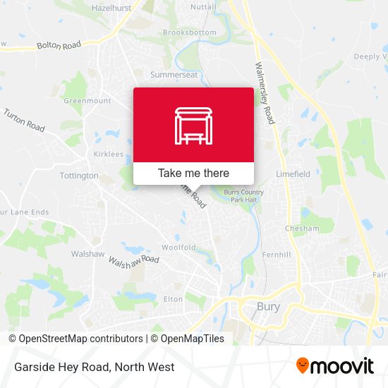 Garside Hey Road map