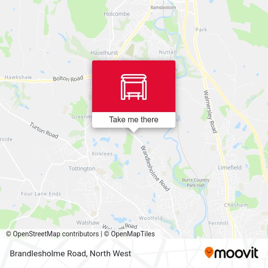 Brandlesholme Road map