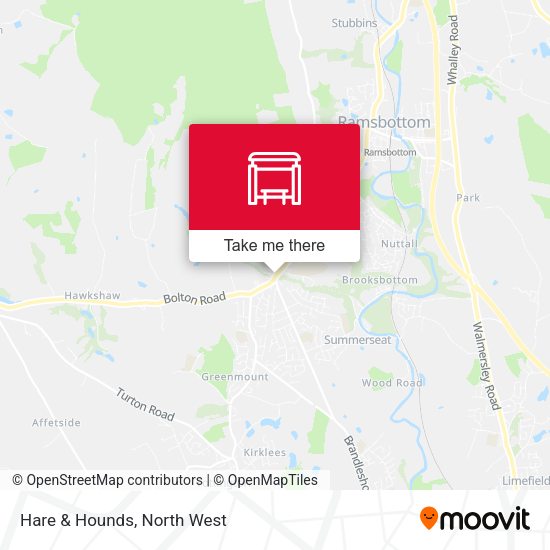 Hare & Hounds map