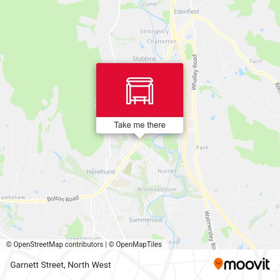 Garnett Street map