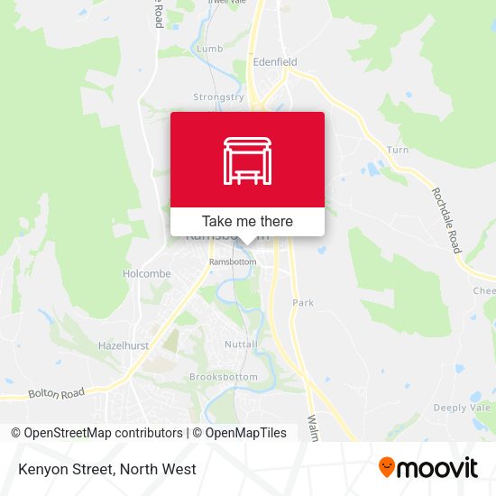Kenyon Street map