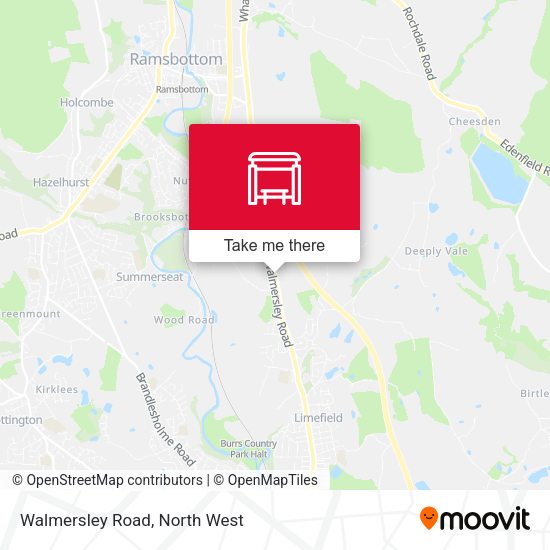 Walmersley Road map