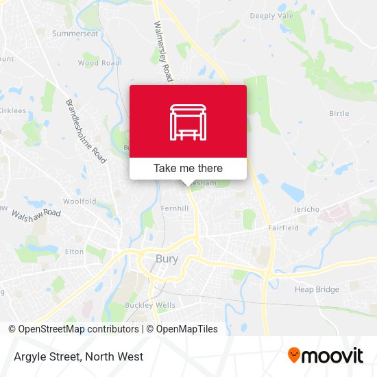 Argyle Street map