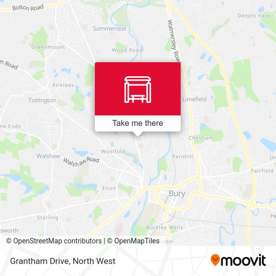 Grantham Drive map